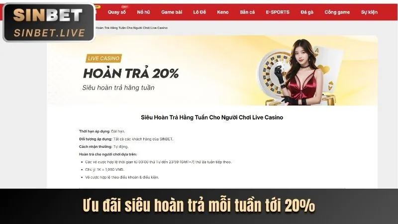 Hoàn Trả Thể Thao, Casino, Slot Game